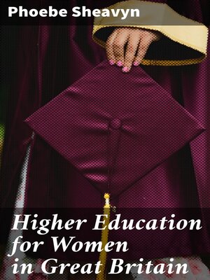cover image of Higher Education for Women in Great Britain
